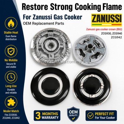 Zanussi Gas Oven Cooker Burner Ring Cap Crown ZGC930 ZGC940 ZGC942 OEM Replacement Spare Parts Set Stove Accessories Zanussi Gas Oven Cooker Burner Ring Cap Crown ZGC930 ZGC940 ZGC942 OEM Replacement Spare Parts Set Stove Accessories