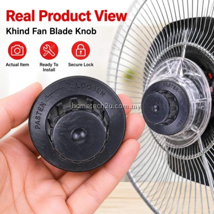 Khind Fan Blade Knob Cap Lock Spare Part Replacement for 12 16 Inch Table Stand Wall Fan TF166 SF1682SE WF1601SE Khind Fan Blade Knob Cap Lock Spare Part Replacement for 12 16 Inch Table Stand Wall Fan TF166 SF1682SE WF1601SE