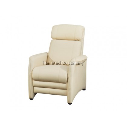 LAVelle 1 Seater Push Back Recliner Sofa Chair (Half Leather)