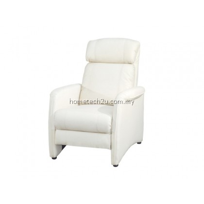 LAVelle 1 Seater Push Back Recliner Sofa Chair (Half Leather)