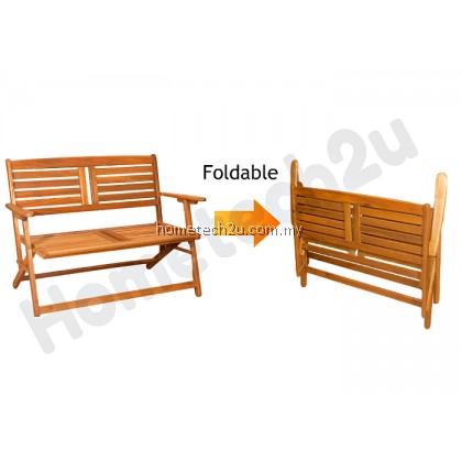 Outdoor Folding Bench Chair Garden Wooden Chair
