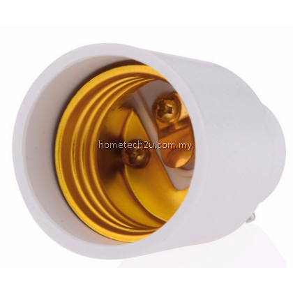 B22 to E27 Lamp Light Bulb Base Socket Converter Adaptor