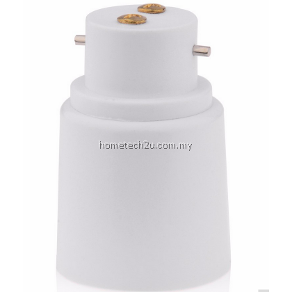 B22 to E27 Lamp Light Bulb Base Socket Converter Adaptor