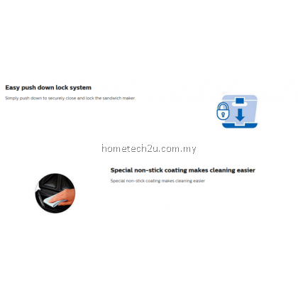 Philips HD-2393 750W Sandwich Maker  