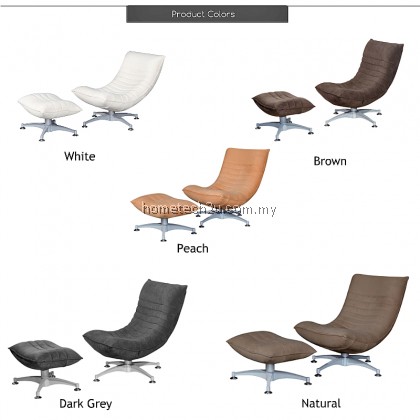 Fabric One Seater Swivel Recliner Chair with 1 Pour For Leg Fabric One Seater Swivel Recliner Chair with 1 Pour For Leg
