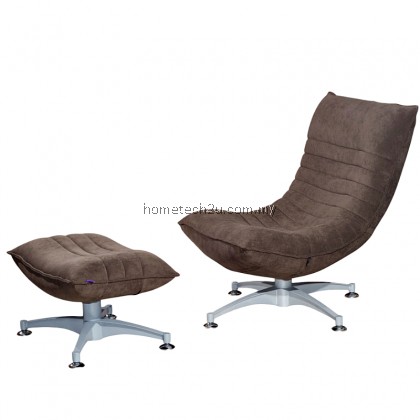 Fabric One Seater Swivel Recliner Chair with 1 Pour For Leg Fabric One Seater Swivel Recliner Chair with 1 Pour For Leg