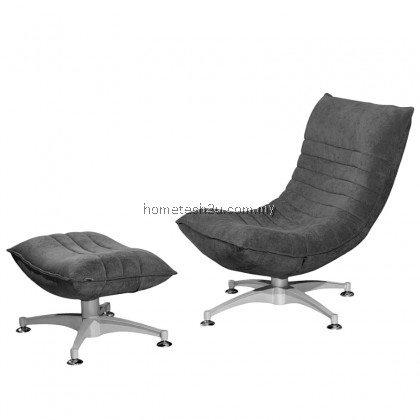 Fabric One Seater Swivel Recliner Chair with 1 Pour For Leg Fabric One Seater Swivel Recliner Chair with 1 Pour For Leg