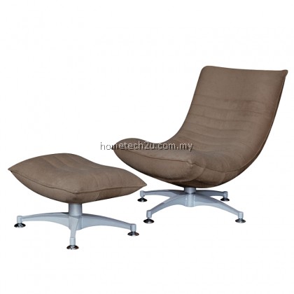 Fabric One Seater Swivel Recliner Chair with 1 Pour For Leg Fabric One Seater Swivel Recliner Chair with 1 Pour For Leg