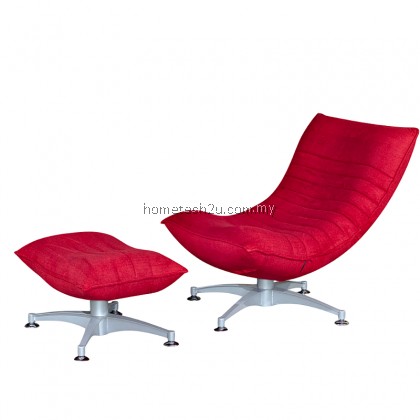 Fabric One Seater Swivel Recliner Chair with 1 Pour For Leg Fabric One Seater Swivel Recliner Chair with 1 Pour For Leg