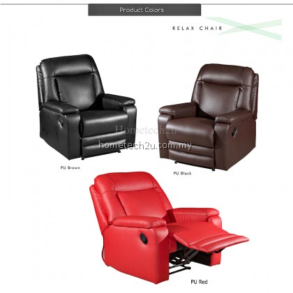 Sevannah One Seater Solid PU Recliner Chair Sofa 