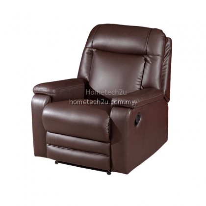 Sevannah One Seater Solid PU Recliner Chair Sofa 