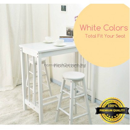 x 2 Units UHome 29" inch Wooden Pub Bar Counter Stool Chair 