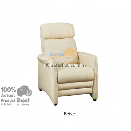 UHome Half Leather Single Seater Multifunctional Recliner Sofa Chair 