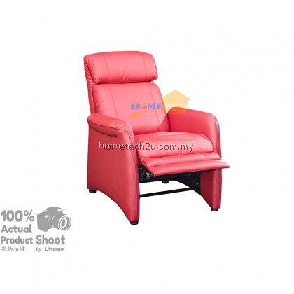 UHome Half Leather Single Seater Multifunctional Recliner Sofa Chair 