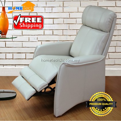 UHome Half Leather Single Seater Multifunctional Recliner Sofa Chair 