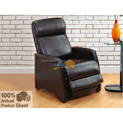 UHome Half Leather Single Seater Multifunctional Recliner Sofa Chair 