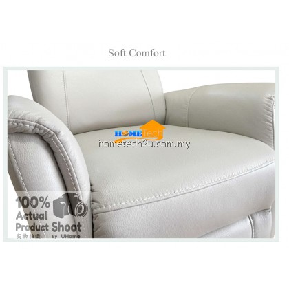 UHome Half Leather Single Seater Multifunctional Recliner Sofa Chair 