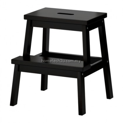 UHome Step Stool Chair (2 Steps) Wood Ladder Stool for Kitchen