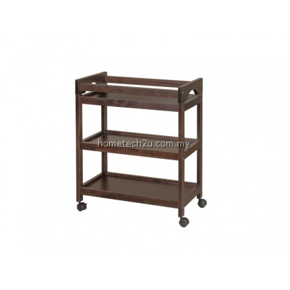 Hotel Room Drink Car Wood Drink Trolley Wooden Bar Wine Trolley Wheel
