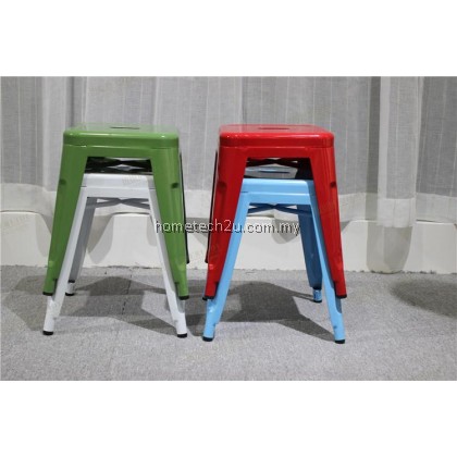 Modern Designer Hotel Restaurant Metallic Iron Chair Bar Chair Bar Stools Cafe Shop Decoration