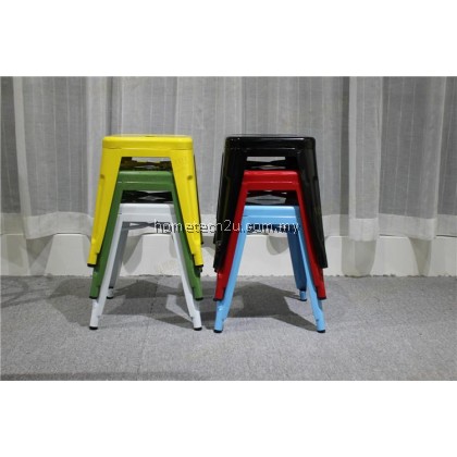 Modern Designer Hotel Restaurant Metallic Iron Chair Bar Chair Bar Stools Cafe Shop Decoration