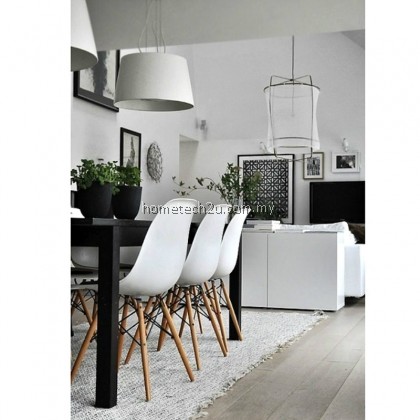 Luxury Modern Leisure Cafe Restaurant PP Dining chair (White) Luxury Modern Leisure Cafe Restaurant PP Dining chair (White)