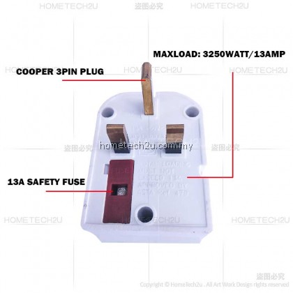MK 13A Heavy Duty 3 Way Adaptor Three Extension Socket Plug Adapter with Sirim Approved MK 13A Heavy Duty 3 Way Adaptor Three Extension Socket Plug Adapter with Sirim Approved