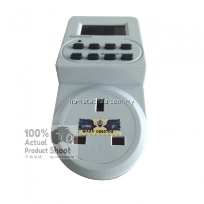 Sum Electronic Programmable Digital Timer Socket Plug with LCD Display (SIRIM APPROVED)