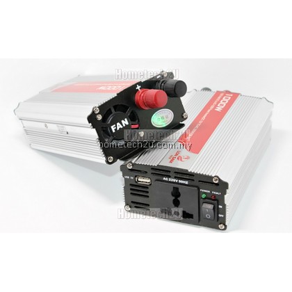 Battery Car Power Inverter 1000 Watt DC 12V to AC 220V +USB 5V