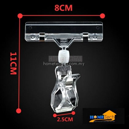 10pcs Price Tag Clip Price Label Clipper Holder Clamp Sign Holder