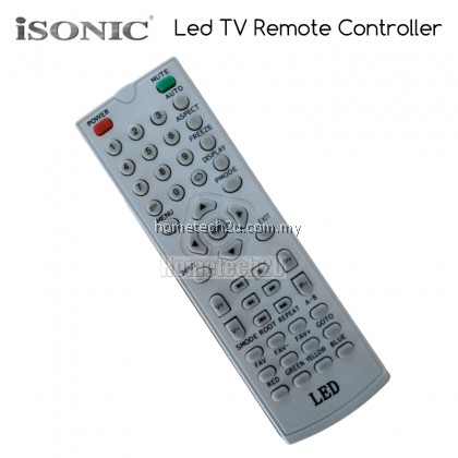 Isonic LED TV Remote Control Replacement