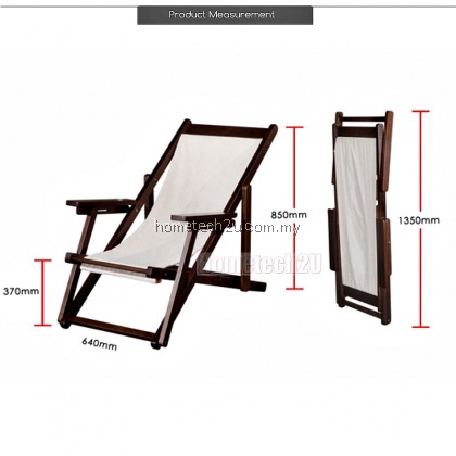 Swiss Wood Folding Beach Chair
