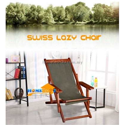 Swiss Wood Folding Beach Chair