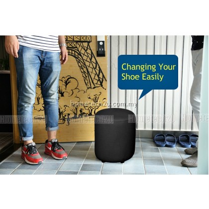 Mary PU Round Stool
