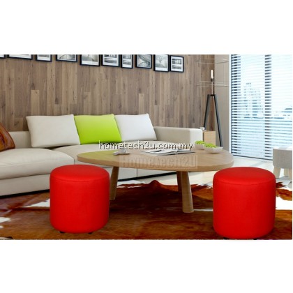 Mary PU Round Stool
