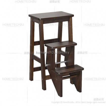 Malaysia Solid Wood Bar Chair Foldable Step Chair Step Stool Ladder Chair Kerusi Tangga Kayu Malaysia Solid Wood Bar Chair Foldable Step Chair Step Stool Ladder Chair Kerusi Tangga Kayu