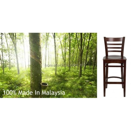 Hometech2u 29" Ladder Back Wooden Restaurant Bar Stool 