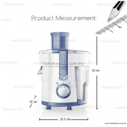 Philips Juicer (350W) with 2 speed options - 2 Years Warranty Philips Juicer (350W) with 2 speed options - 2 Years Warranty