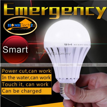 Portable Rechargeable LED Bulb Emergency Camping Light (With On/Off Hook)