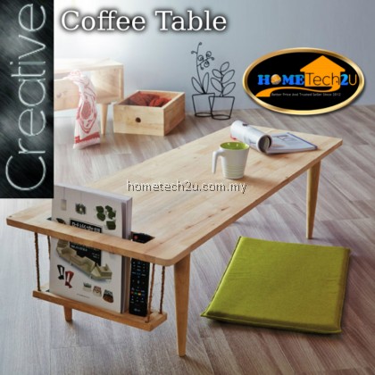 Simple Creative Modern Wooden Rectangle Coffee Table
