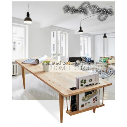 Simple Creative Modern Wooden Rectangle Coffee Table