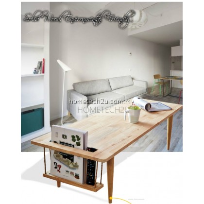 Simple Creative Modern Wooden Rectangle Coffee Table