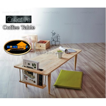 Simple Creative Modern Wooden Rectangle Coffee Table