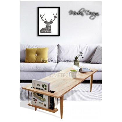 Simple Creative Modern Wooden Rectangle Coffee Table