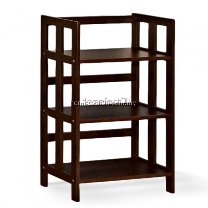 Lavelle 3 Tiers Wooden Bookshelves Bookcase