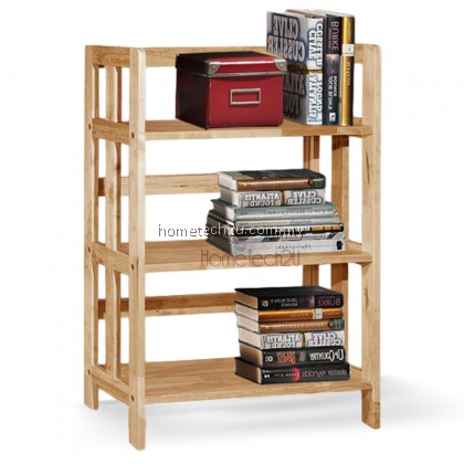 Lavelle 3 Tiers Wooden Bookshelves Bookcase