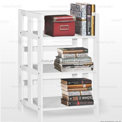 Lavelle 3 Tiers Wooden Bookshelves Bookcase