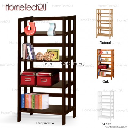 Lavelle 4 Tiers Wooden Book Shelves Book Rack