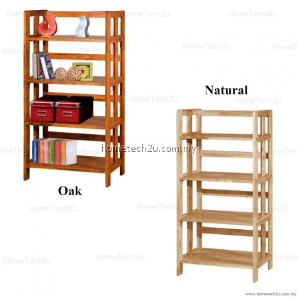 Lavelle 4 Tiers Wooden Book Shelves Book Rack