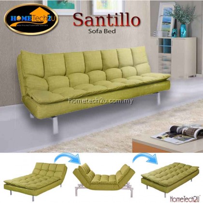 Santillo Queen Size Fabric Sofa Bed (Limeade)